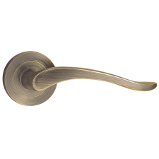 METAL-BUD NICOLE/BALEN ajtókilincs kerek lapos antik WC zár és alkatrészei