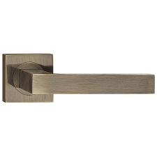 METAL-BUD QUBIK ajtókilincs szögletes rozettás antik PZ zár és alkatrészei