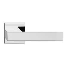 METAL-BUD TOTAL ajtóajtókilincs szögletes rozettás fényes króm WC zár és alkatrészei