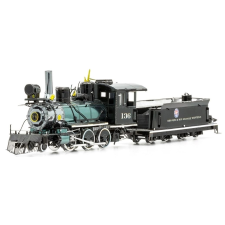 Metal Earth 3D puzzle vadnyugat: 2-6-0 mozdony puzzle, kirakós