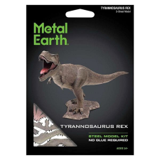 Metal Earth Luxusní ocelová stavebnice Tyrannosaurus Rex puzzle, kirakós