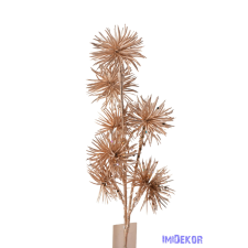  Metál hagymás fejű ág 33cm - Arany dekorációs kellék