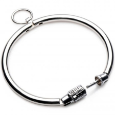 METAL HARD Metalhard rozsdamentes acél nyakörv kombinációs zárral 10.5cm bilincs, kötöző