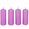  Metál henger gyertya 40x120mm ciklámen 4db/csom (db ár)