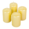  Metál henger gyertya 60x100mm krém 4db/csom (db ár)
