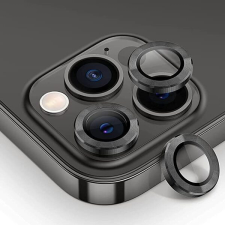 Metal üveg, kameralencse védőkeret iPhone-ra mobiltelefon kellék