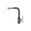 METALAC - XGRANIT LUX S Metalac T03813 Mosogató Csaptelep - Kihúzható, Grafit
