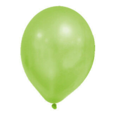 Metallic Green Pastel léggömb, lufi 8 db-os party kellék