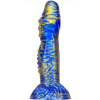 MetallicAnal Dildo Fantasy Croq 19 x 5cm kék-arany
