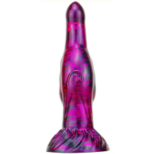 MetallicAnal Fantasy Dildo Skurix 19 x 5.5cm lila-fekete műpénisz, dildó