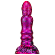 MetallicAnal Fantasy Peern Dildo 17 x 4.7cm lila-fekete műpénisz, dildó