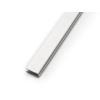 Metalproduct Lemez szegő U profil 30x11 mm perforált lemez keret 5 mm vastag lemezhez rozsdamentes acél 2500 mm szál saválló inox