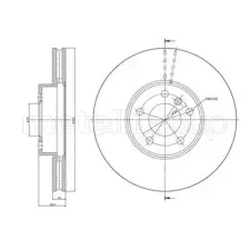METELLI féktárcsa 23-1300C autóalkatrész
