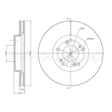 METELLI Féktárcsa METELLI 23-0503C féktárcsa