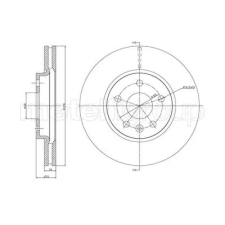 METELLI Féktárcsa METELLI 23-1001C féktárcsa