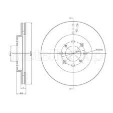 METELLI Féktárcsa METELLI 23-1050C féktárcsa