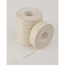 METO Árazógépszalag, 19x16 mm, METO, fehér árazógép