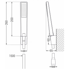 Mexen Alfa R72 kád készlet, Króm - 745713R72-00 fürdőkellék