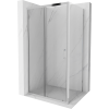 Mexen Apia tolóajtós zuhanykabin 95 x 70 cm, Átlátszó, Króm - 840-095-070-01-00