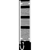 Mexen Ares elektromos radiátor 1500 x 500 mm, 600 W, fehér - W102-1500-500-6600-20