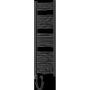 Mexen Ares elektromos radiátor 1500 x 500 mm, 600 W, fekete - W102-1500-500-6600-70