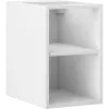 Mexen Box-A nyitott szekrény, 30 cm-es polccal, matt fehér - 91AX2-0300-470-0-01