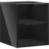 Mexen Box-A nyitott szekrény polccal 40 cm, fekete fényes - 91AX2-0400-470-0-70