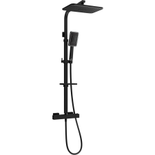 Mexen CQ54 Termosztátos Zuhanygarnitúra - Fekete/Króm fürdőkellék