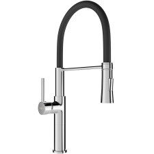 Mexen Dina  mosogató csaptelep  , króm/fekete - 672701-07 Konyhai csap csaptelep