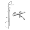 Mexen Erik Kád-Zuhany Szett - Termosztatikus - Króm