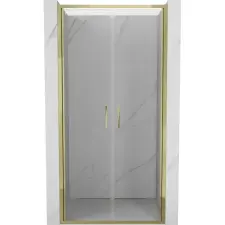 Mexen Exo kétrészes zuhanyajtó 110 cm, áttetsző, arany - 814-110-000-50-00 fürdőkellék