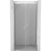 Mexen Exo kétszárnyú zuhanyajtó, 110 cm, átlátszó, króm - 8182-110-000-01-00