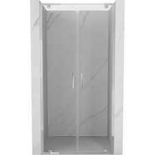 Mexen Exo kétszárnyú zuhanyajtó, 110 cm, átlátszó, króm - 8182-110-000-01-00 fürdőkellék