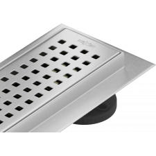 Mexen Flat 360° M08 forgó zuhanyfolyóka 60 cm, Króm - 1025060-40 fürdőkellék