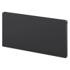 Mexen Flat CCF21 panelradiátor 500 x 500 mm, alsó középső csatlakozás, 504 W, antracit - W6C21F-050-050-66