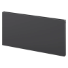 Mexen Flat CF11 radiátor 300 x 1800 mm, oldali csatlakozás, 819 W, antracit - W411F-030-180-66