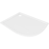Mexen Flow félköríves aszimmetrikus slim balos zuhanytálca 100 x 90 cm, fehér fényes - 46Q109010L