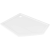 Mexen Flow slim ötszögletű zuhanytálca balos 100 x 90 cm, fehér fényes - 46P109010L