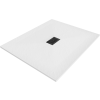 Mexen Hugo   SMC zuhanytálca  130 x 100 cm, fehér ,  takaró fekete - 42101013-B Kompozit zuhanytálca Kompozit zuhanytálca