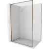 Mexen Kioto-F L Walk-in zuhanyfal kerettel 85 x 202 cm, átlátszó 8 mm, rózsaarany - 800-085-174-60-00