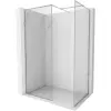 Mexen Kioto-F zuhanyfal Walk-in kerettel 180 x 105 cm, átlátszó 8 mm, króm - 800-180-202-04-00-105