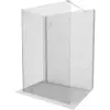 Mexen Kioto walk-in zuhanyfal 100 x 90 cm, átlátszó, króm - 800-100-212-01-00-090