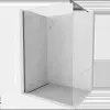 Mexen Kioto Walk-in zuhanyfal 125 x 200 cm, átlátszó 8 mm, fegyver szürke, matt - 800-125-101-66-00