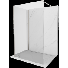 Mexen Kioto Walk-in zuhanyfal 140 x 100 cm, átlátszó, nikkelezett fürdőkellék