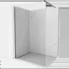 Mexen Kioto Walk-in zuhanyfal 140 x 200 cm, átlátszó 8 mm, gun metal - 800-140-101-95-00