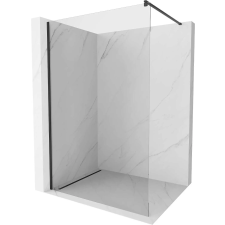 Mexen Kioto Walk-in Zuhanyfal - 60x200 cm - Fekete kád, zuhanykabin