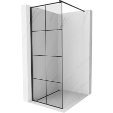 Mexen Kioto Walk-in Zuhanyfal - 70x200 cm - Fekete kád, zuhanykabin