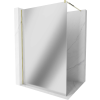 Mexen Kiotó Walk-in Zuhanyfal - 80x200 cm - Arany