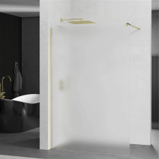 Mexen Kioto walk-in zuhanyfal - tejüveg / arany profil - 100 cm (800-100-101-50-30) kád, zuhanykabin
