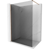 Mexen Kioto-X Walk-in zuhanyfal 50 x 200 cm, grafit 10 mm, rózsaarany - 800-050-101-60-40-X